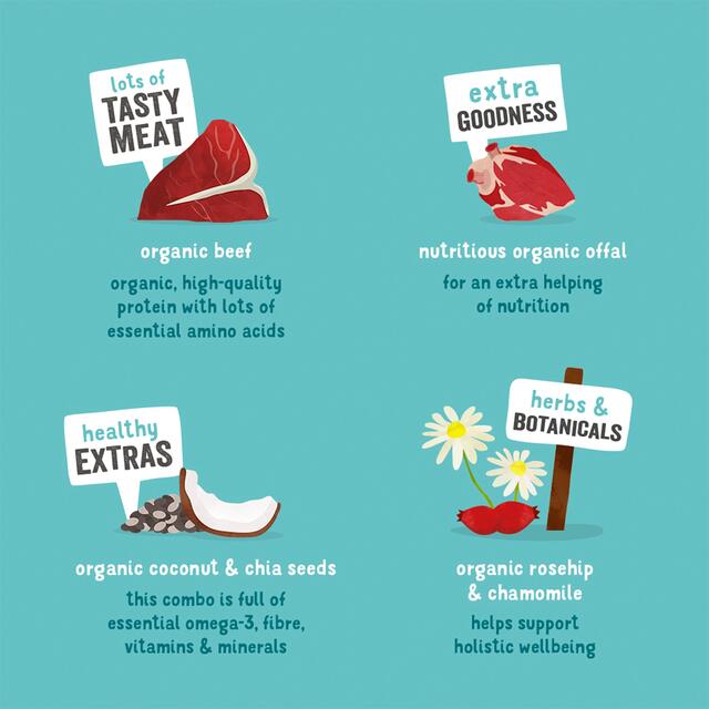 Edgard & Cooper Adult Grain Free Wet Dog Food with Organic Beef thumbnail 4