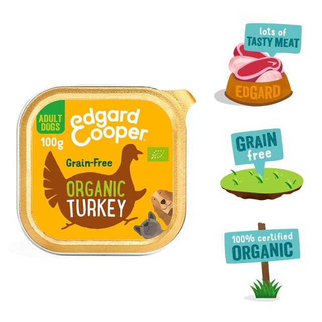 Edgard & Cooper Adult Grain Free Wet Dog Food with Organic Turkey thumbnail 2