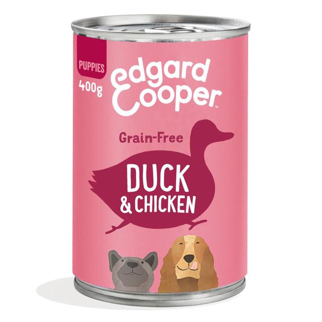 Edgard & Cooper Puppy Grain Free Wet Dog Food with Duck & Chicken