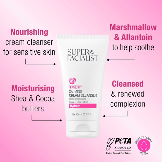 Super Facialist Rose Creamy Cleanser thumbnail 5
