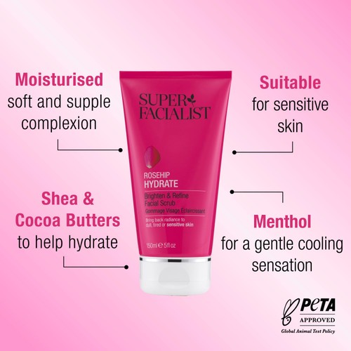 Super Facialist Rose Facial Exfoliating Scrub thumbnail 6
