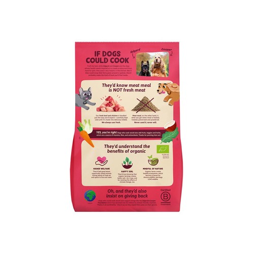 Edgard & Cooper Gluten Free Dry Dog Food Organic Beef & Free-Range Chicken thumbnail 2