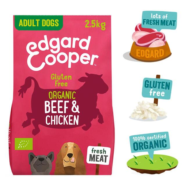 Edgard & Cooper Gluten Free Dry Dog Food Organic Beef & Free-Range Chicken thumbnail 2