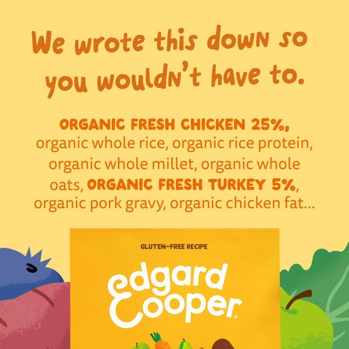 Edgard & Cooper Gluten Free Dog Food Organic Free-Range Turkey & Chicken thumbnail 8