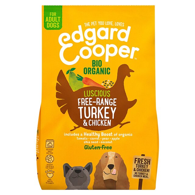 Edgard & Cooper Gluten Free Dog Food Organic Free-Range Turkey & Chicken