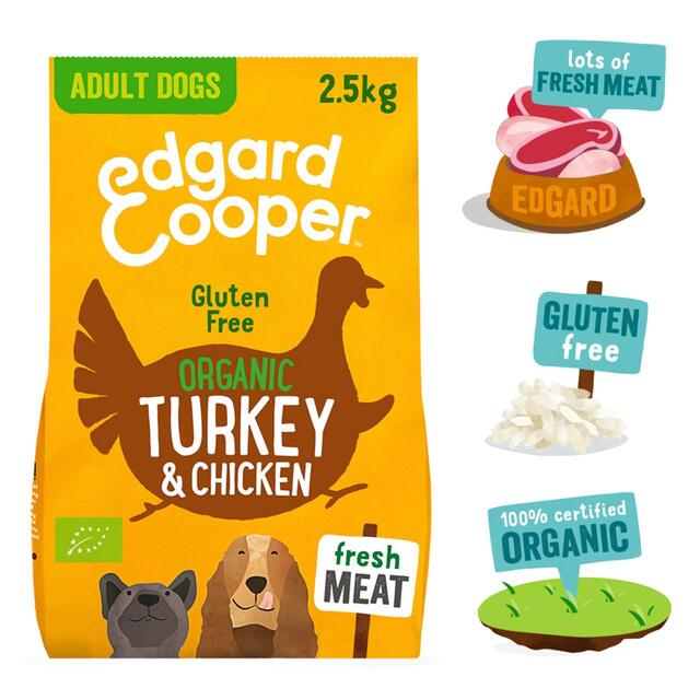 Edgard & Cooper Gluten Free Dog Food Organic Free-Range Turkey & Chicken thumbnail 2