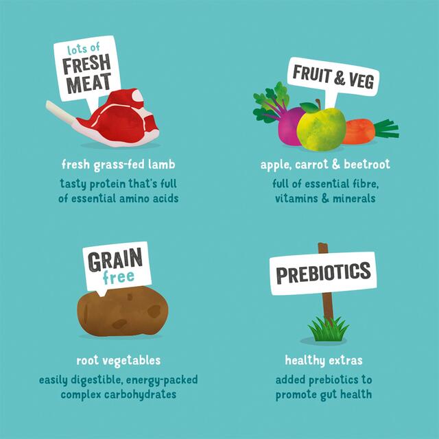 Edgard & Cooper Adult Grain Free Dry Dog Food with Fresh Grass-Fed Lamb thumbnail 4