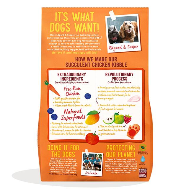 Edgard & Cooper Adult Grain Free Dry Dog Food with Fresh Free-Run Chicken thumbnail 2