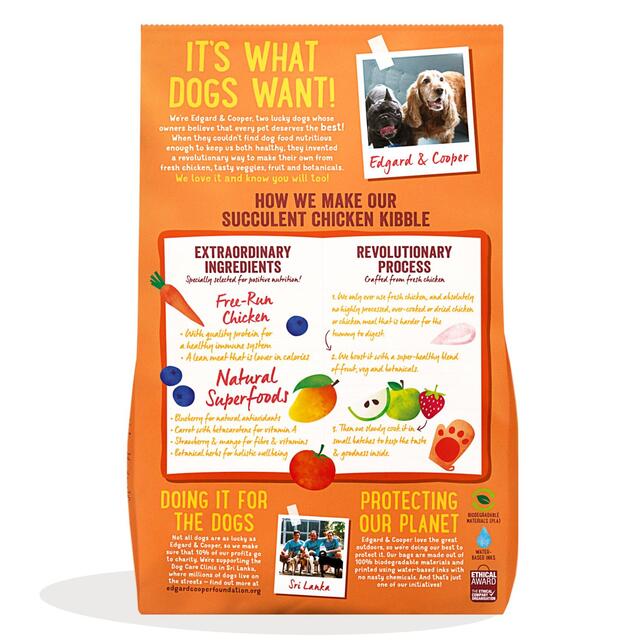 Edgard & Cooper Adult Grain Free Dry Dog Food with Fresh Free-Run Chicken thumbnail 2