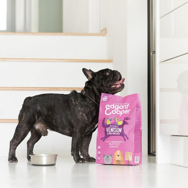 Edgard & Cooper Adult Grain Free Dry Dog Food with Venison & Free-Run Duck thumbnail 7