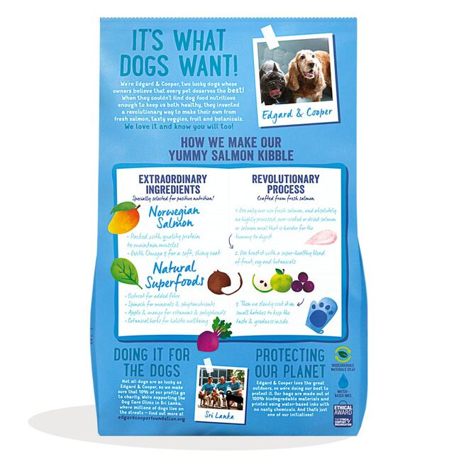 Edgard & Cooper Adult Grain Free Dry Dog Food with Fresh Norwegian Salmon thumbnail 2