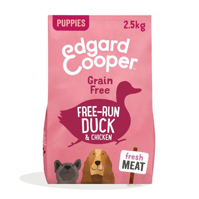 Edgard & Cooper Puppy Grain Free Dry Dog Food Fresh Free-Run Duck & Chicken