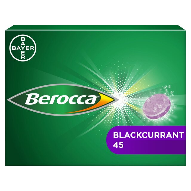 Berocca Blackcurrant Energy Vitamin Effervescent Tablets