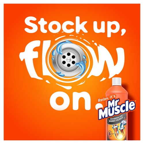 Mr Muscle Power Gel Drain & Sink Unblocker Twin Pack thumbnail 6