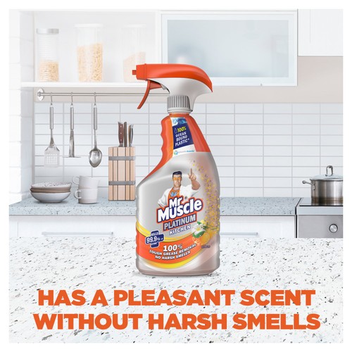 Mr Muscle Platinum Antibacterial Kitchen Spray Citrus thumbnail 10