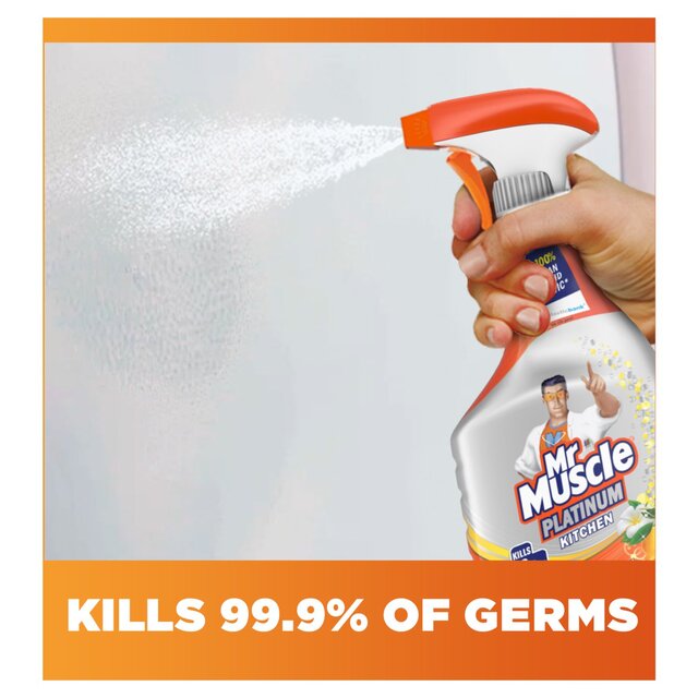 Mr Muscle Platinum Antibacterial Kitchen Spray Citrus thumbnail 8