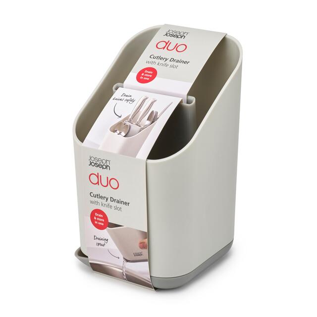 Joseph Joseph Duo Cutlery Drainer With Knife Slot thumbnail 2