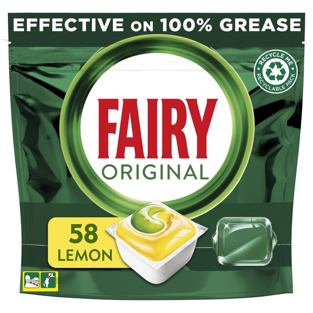 Fairy Original All In One Dishwasher Tablets Lemon