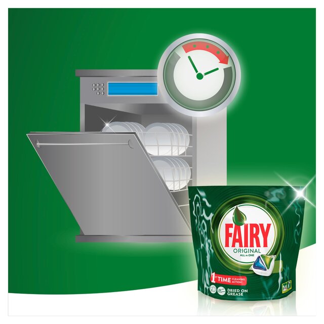 Fairy Original All In One Dishwasher Tablets Lemon thumbnail 3