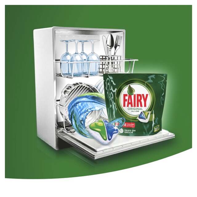 Fairy Original All In One Dishwasher Tablets Lemon thumbnail 5