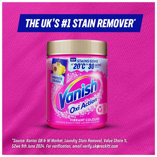 Vanish Oxi Action Powder Fabric Stain Remover Powder Colours thumbnail 10