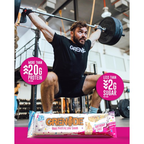 Grenade Birthday Cake Protein Bar thumbnail 8