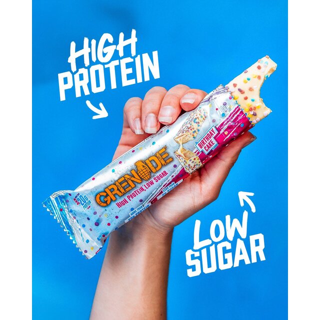 Grenade Birthday Cake Protein Bar thumbnail 6