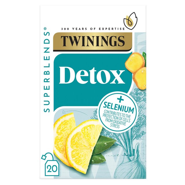 Twinings Superblends Detox with Lemon, Ginger & Fennel