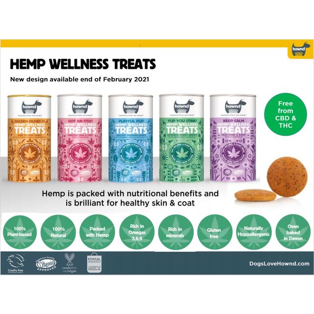 Hownd Got An Itch Hemp Wellness Dog Treats thumbnail 2