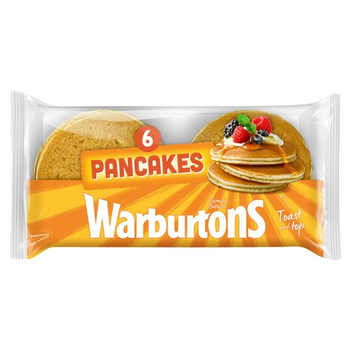 Warburtons Soft & Sweet Pancakes thumbnail 2