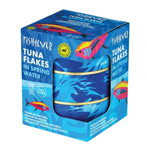 Fish 4 Ever Azores Skipjack Tuna Flakes in Spring Water thumbnail 3