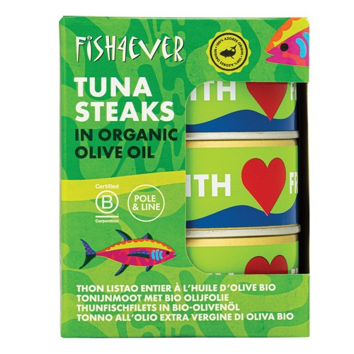 Azores Skipjack Tuna Steaks in Olive Oil