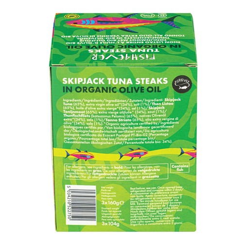Fish 4 Ever Azores Skipjack Tuna Steaks in Olive Oil thumbnail 2