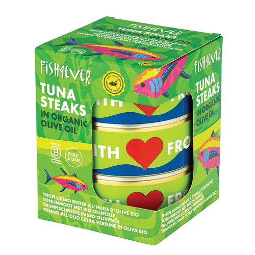 Fish 4 Ever Azores Skipjack Tuna Steaks in Olive Oil thumbnail 3