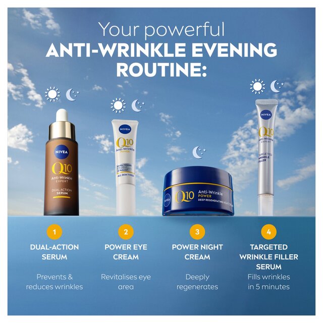NIVEA Q10 Power Anti-Wrinkle & Firming Nourishing Night Face Cream thumbnail 4