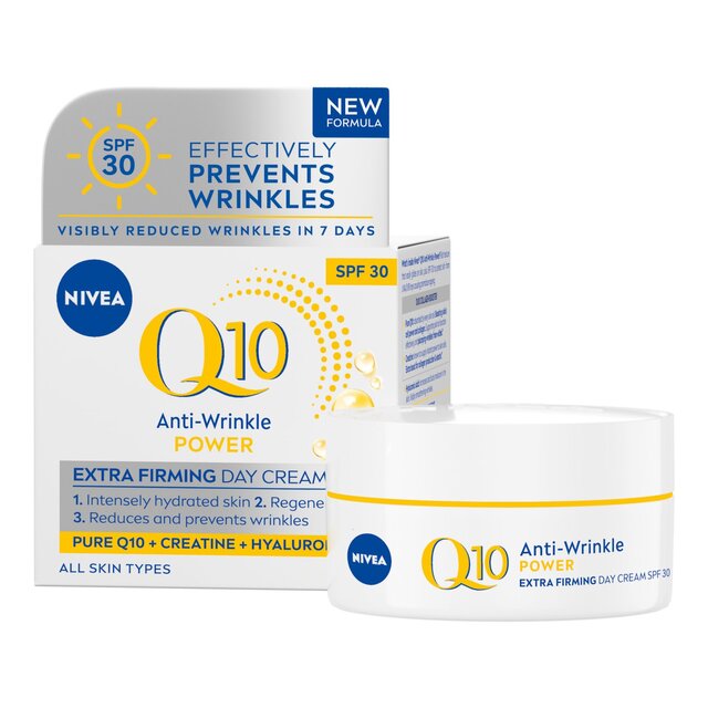 NIVEA Q10 Power Anti-Wrinkle Age Spot Day Face Cream SPF30