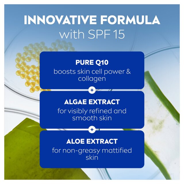 NIVEA Q10 Power Anti-Wrinkle Pore Refining Day Face Cream SPF15 thumbnail 2