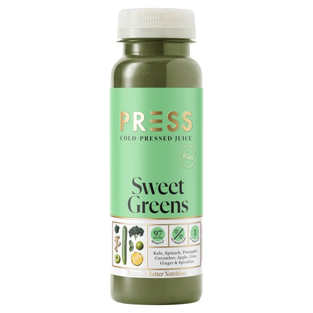 PRESS Daily Sweet Greens Raw Cold Pressed Juice