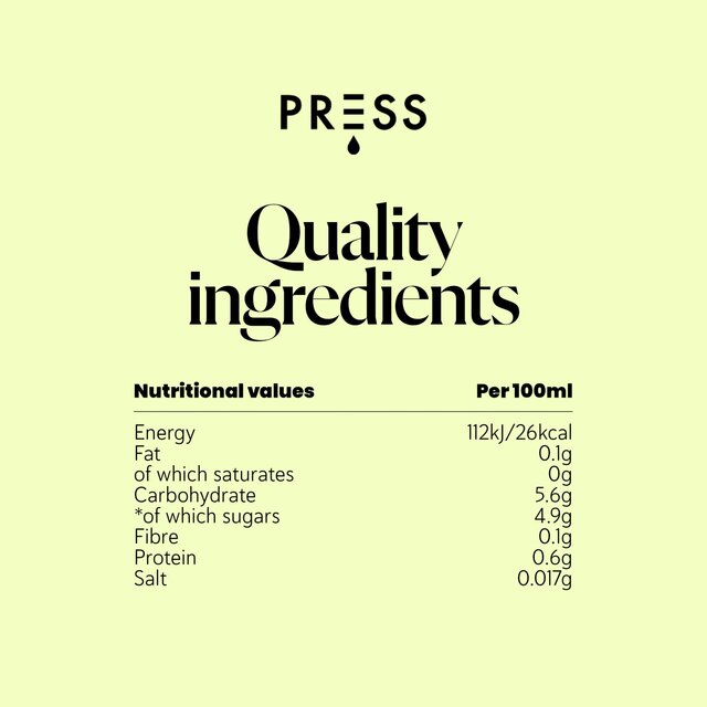 PRESS Daily Sweet Greens Raw Cold Pressed Juice thumbnail 4