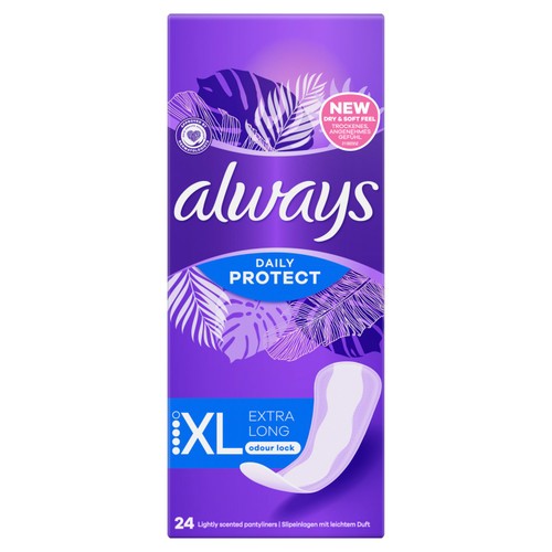 Always Dailies Extra Protect Long Plus Panty Liners