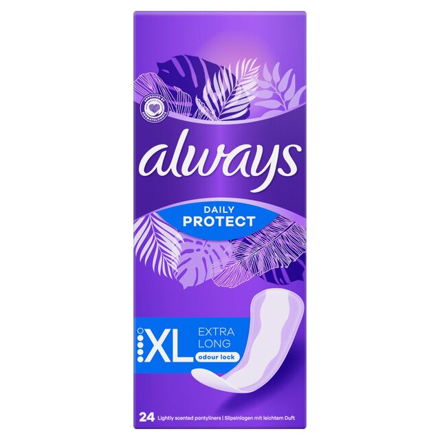 Always Dailies Extra Protect Long Plus Panty Liners