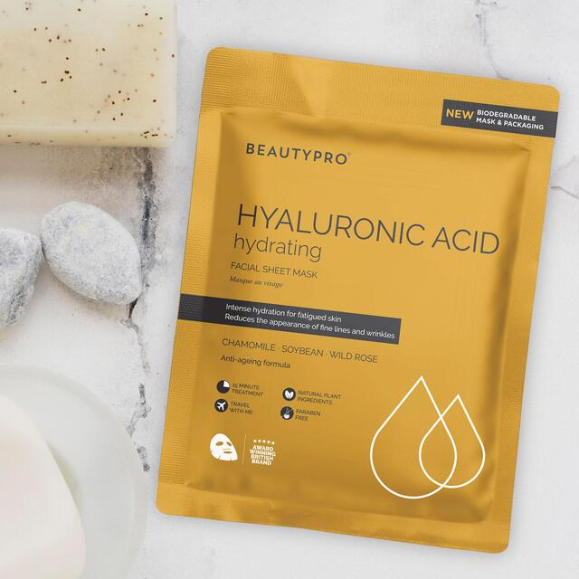 BEAUTYPRO Hyaluronic Acid Hydrating Facial Sheet Mask thumbnail 2