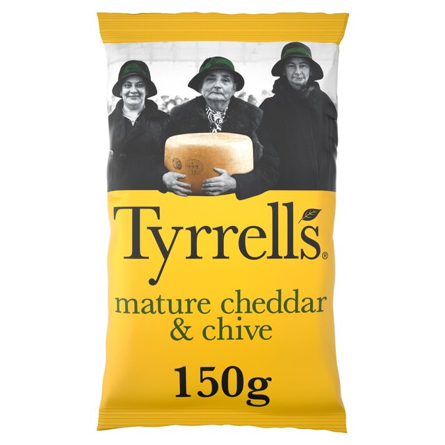 Tyrrells Mature Cheddar & Chive Sharing Crisps thumbnail 4