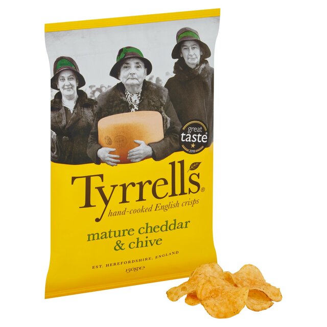 Tyrrells Mature Cheddar & Chive Sharing Crisps thumbnail 6