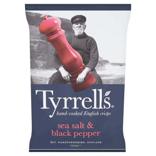 Tyrrells Sea Salt & Black Pepper Sharing Crisps thumbnail 3