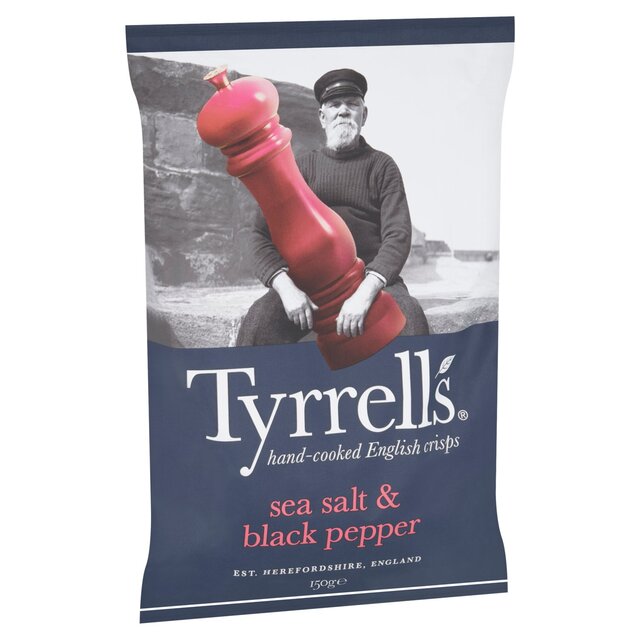Tyrrells Sea Salt & Black Pepper Sharing Crisps thumbnail 4