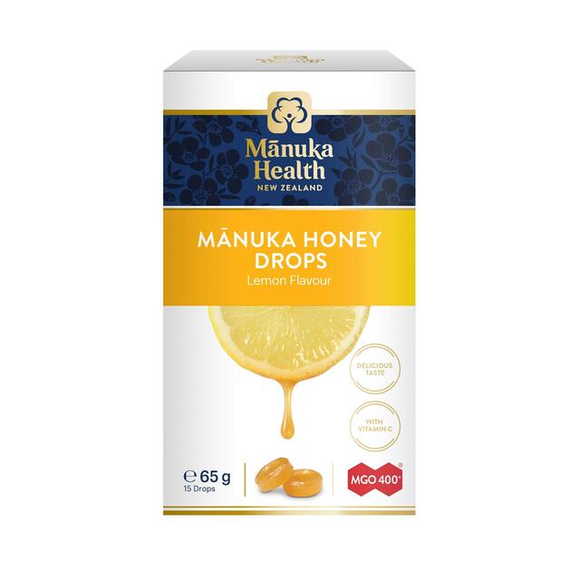 Manuka Health MGO 400+ Manuka Honey Lozenge Drops with Lemon thumbnail 2