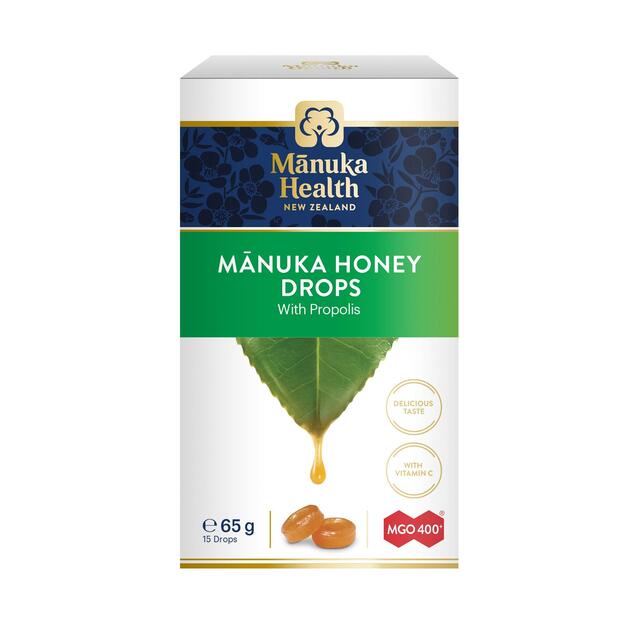 Manuka Health MGO 400+ Manuka Honey Lozenge Drops with Propolis