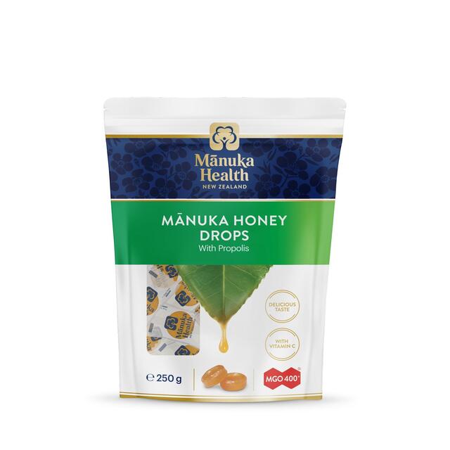 Manuka Health MGO 400+ Manuka Honey Lozenge Drops with Propolis Family Pack