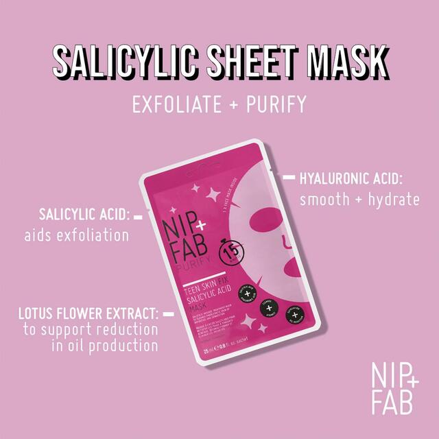 NIP+FAB Teen Skin Blemish Fighting Salicylic Acid Face Mask thumbnail 2